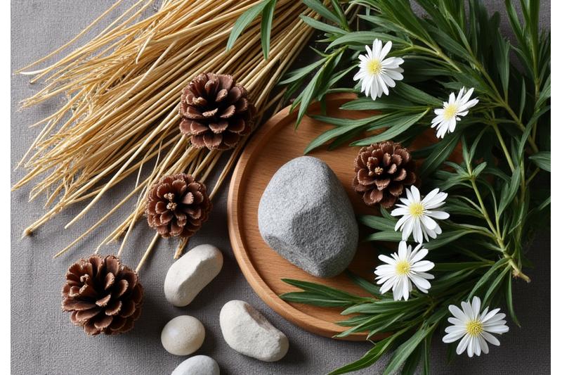 Natürliche alpine Heilmittel für Wellness-Rituale